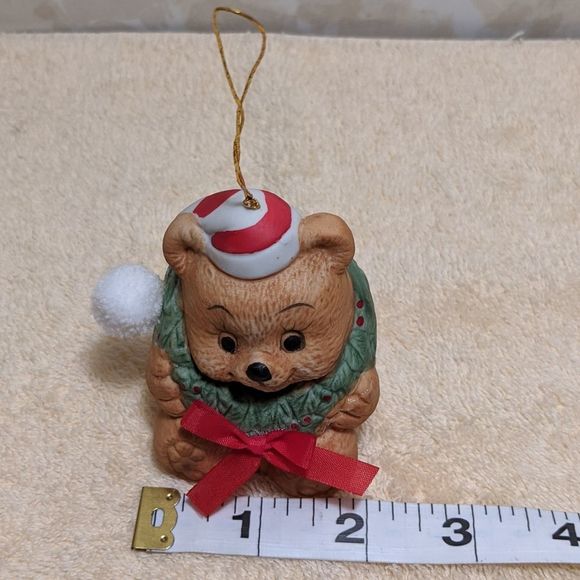 Vintage Jolly Jingles Bear Collector Bell Christmas Tree Ornament - Picture 9 of 11